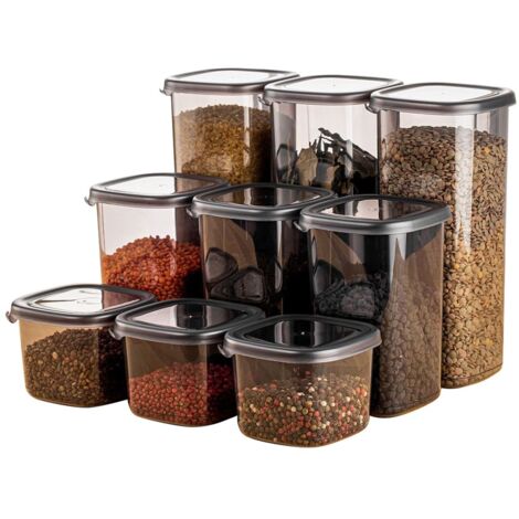 Set di scatole portaoggetti Set Antracite