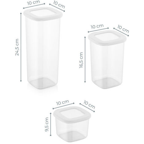 Set di scatole portaoggetti Set Bianco