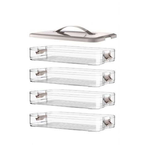 Set di scatole portaoggetti Set Grigio