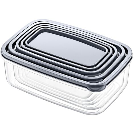 Set di scatole portaoggetti Set Trasparente