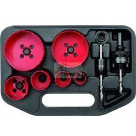 Set di seghe a tazza bimetalliche YATO 8 pezzi 22-73 mm YT-3380