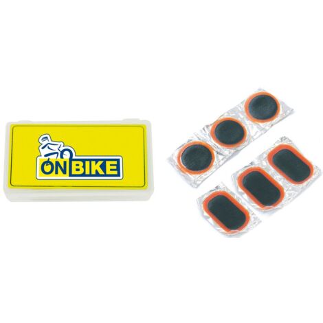 Set di sei pezze universali per riparazioni ruote bici