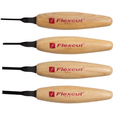 Set di sgorbie e coltelli flexcut per intaglio e bonsai MT600