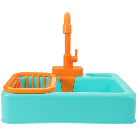 Set di simulazione: rubinetto, vaschetta per uccelli, lavabo, vasca da bagno automatica per bambini