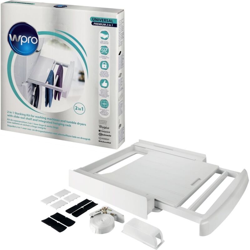 Set di sovrapposizione con Balconcino e sistema safe originale - Asciugatrice - indesit - 3242423665476660867