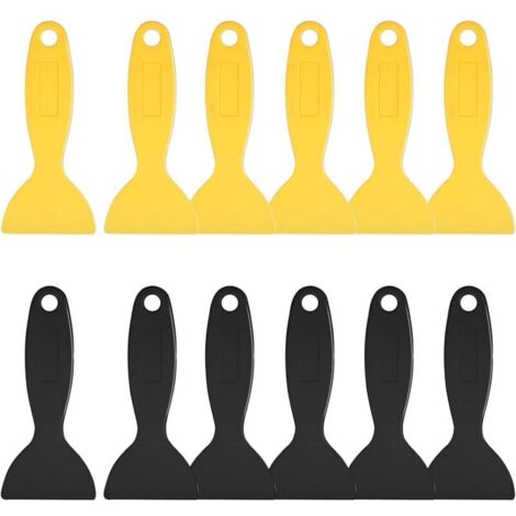 Set di spatole di plastica, spatola per stampa 3D, coltello di plastica, raschietto flessibile per resina, spatola di plastica, strumenti per la rimozione delle bolle d'aria, strumento di installazion