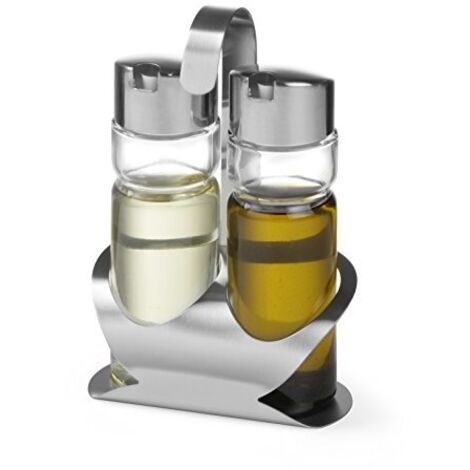 Set di spezie per olio d'oliva e aceto in acciaio inossidabile - Hendi 465349