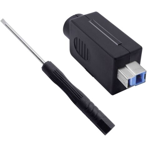 Set di spine modulari USB 3.0, tipo B Spina dritta 2001C204 Quadrios Contenuto: 1 pz.
