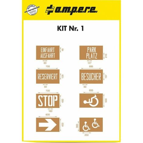 Set di stencil kit nr. 1