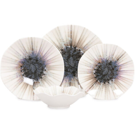 Set di stoviglie Set 100% Porcellana Multicolore