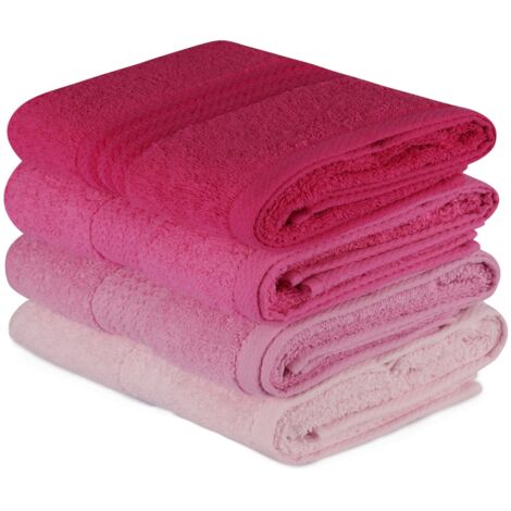 Set di strofinacci da cucina Set Light Rosa Rosa Dusty Rose Fuchsia