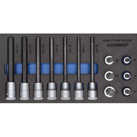 Set Di Strumenti Per Il Servo Ct1 / 3 Bit Di Cacciavite Manicotto 6 "Gedore