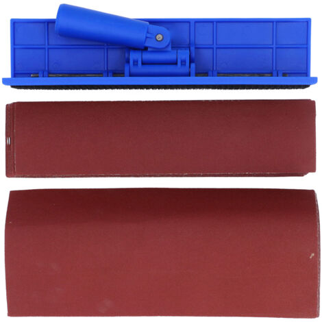 Set di supporti per carta vetrata per cartongesso, strumento di finitura per mastice autoadesivo per lisciare il soffitto della parete