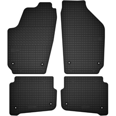 set di tappetini in gomma per: Volkswagen Polo IV 9N hatchback (dal 2001 al 2009)