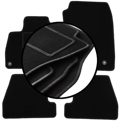 Set di tappetini in velluto per: Ford Focus MK3 FL berlina, station wagon, hatchback (2017-2020)