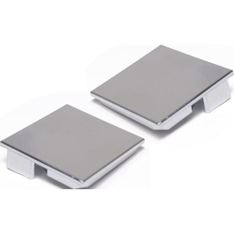 Set di tappi terminali con montaggio argento per Bali L&S