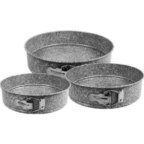 Set di teglie in granito, 3 pezzi (24/26/28 cm)