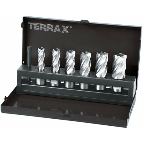 Set di trapani TERRAX Acciaio ad alta velocità (HSS) Confezione Weldon 75 Pezzi