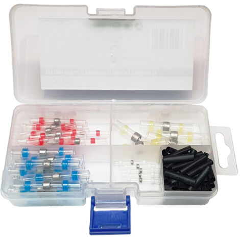 Set di tubi e maniche termoretraibili con stagno PVC 100 pezzi