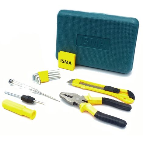 Set di utensili da 12 pezzi. Pinze combinate e chiavi a brugola.