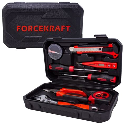 Set di utensili da 9 pezzi: pinze, cacciaviti e martello