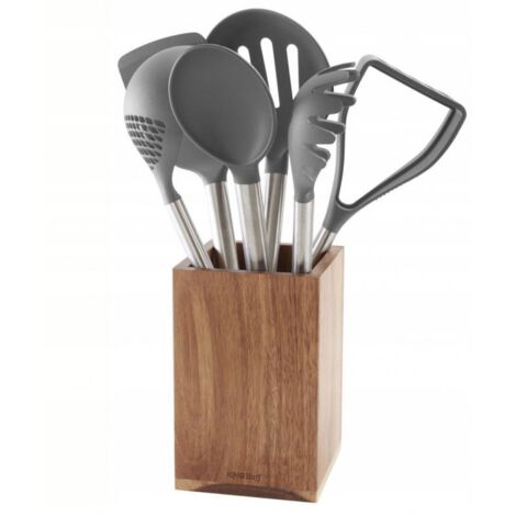 Set di utensili da cucina in acacia Kinghoff KH-1325 da 6 pezzi