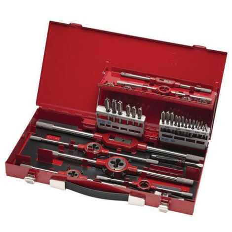 Set di utensili per filettare 21 M3-M12 21 pezzi Cassetta metallica HSS DORMER