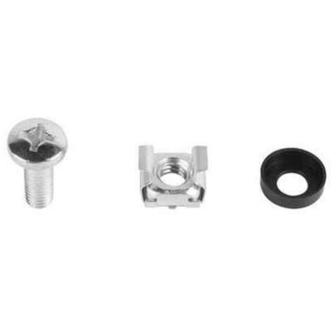 Set di viti di montaggio per rack da 19" (gabbia, rondella, vite M6) Lanberg /20 pezzi/