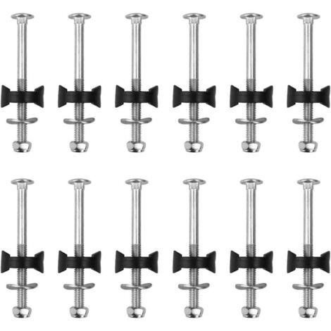 Set di viti per trampolino da 12 pezzi, set di viti per trampolini per bambini, accessori per trampolini in acciaio zincato, adatti per trampolini