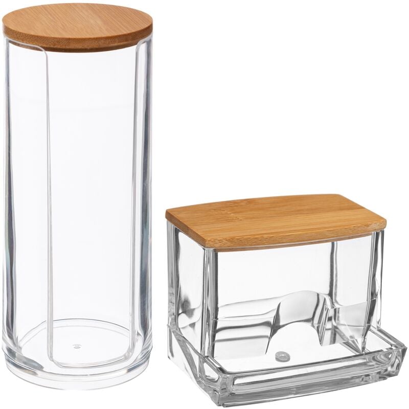 

Wellhome - Set dispensador de algodón + dispensador de bastoncillos