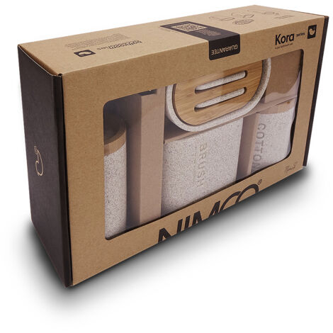 Set Distributeur, Porte-savon, Gobelet Et Boîte, Kora Nimco