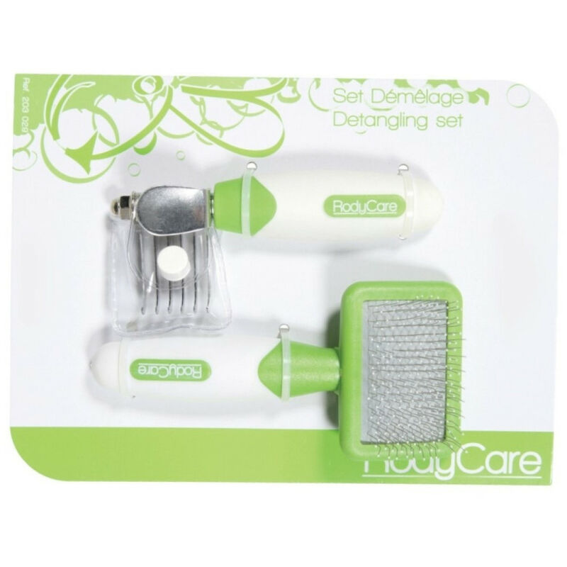 Animallparadise - Set Démêlage carde douce et démêloir pour Lapins, furets, hamsters