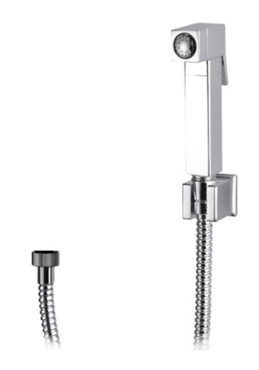 Water Con Doccetta Bidet.Set Doccetta Bidet Relax Sq Con Doccia Quadrata Flessibile E Supporto Lux 332332os