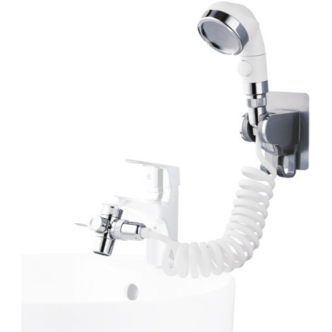 SET DOCCETTA IN ABS PER LAVABO DA BAGNO MODELLO FAST - ATTACCO FLESSIBILE 1/2. ATTACCO AERATORE M22  - AER