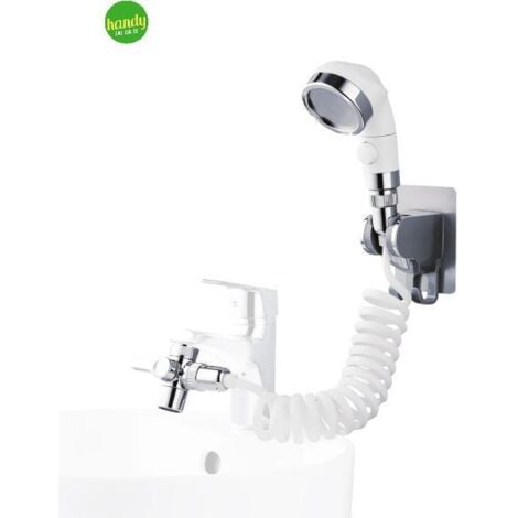 Set doccetta in abs per lavabo da bagno modello fast attacco flessibile 1/2". attacco aeratore m22 AMBRA WATER