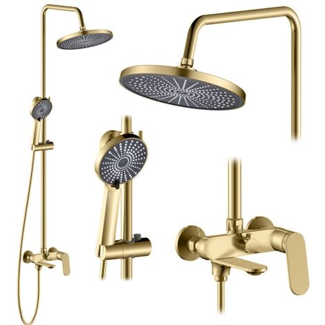 SET DOCCIA MARCO ORO SPAZZOLATO SKU REA-P8548
