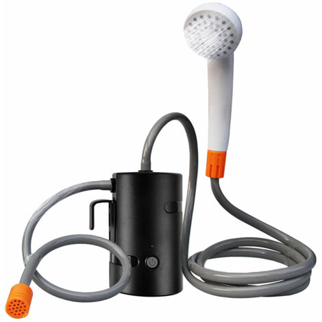 Set doccia portatile da esterno, pompa ricaricabile tramite USB per campeggio, escursionismo e viaggi.