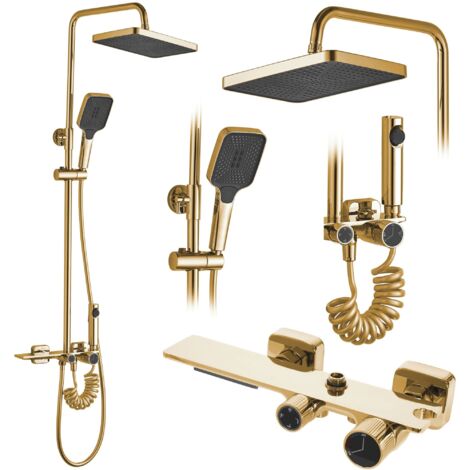 SET DOCCIA REA HELIX GOLD