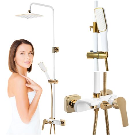 SET DOCCIA S-1157 BIANCO/ORO