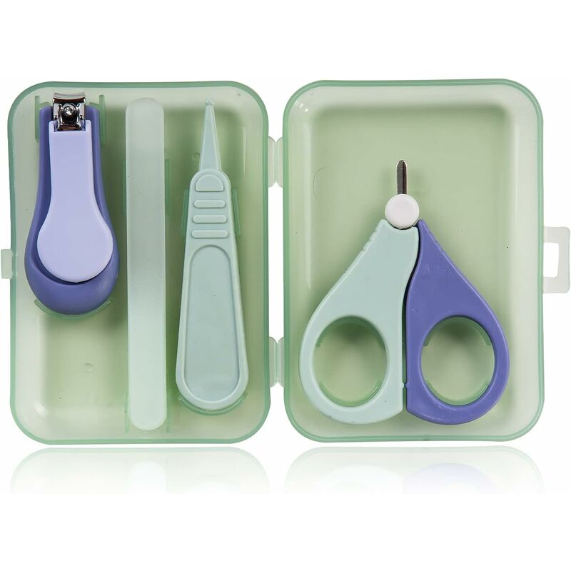 Fei Yu - Set d'ongles bébé 4 en 1 (vert)