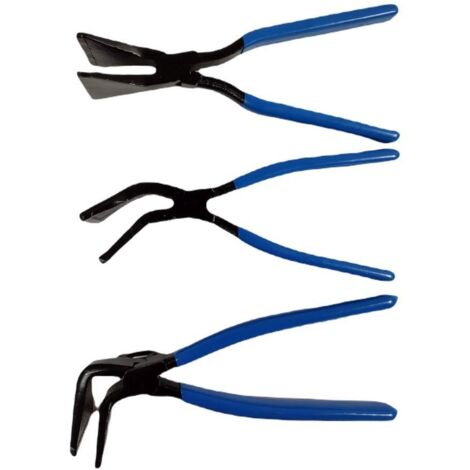 Set d'outils de couverture 3 pièces en argent, outils professionnels pour les couvreurs, haute résistance, coupe et travail efficace sur les matériaux de construction.