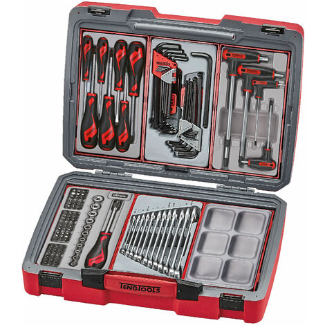 Set d'outils portable dans un coffre de rangement TC-6T Teng Tools SC06T1