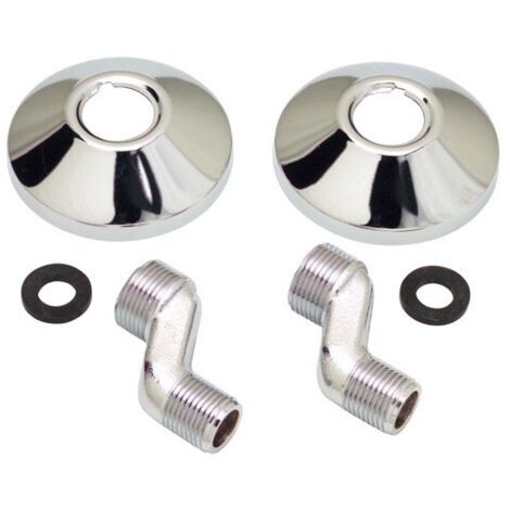 Set eccentrico 2,5 cm. 1/2x3/4 Con Trim