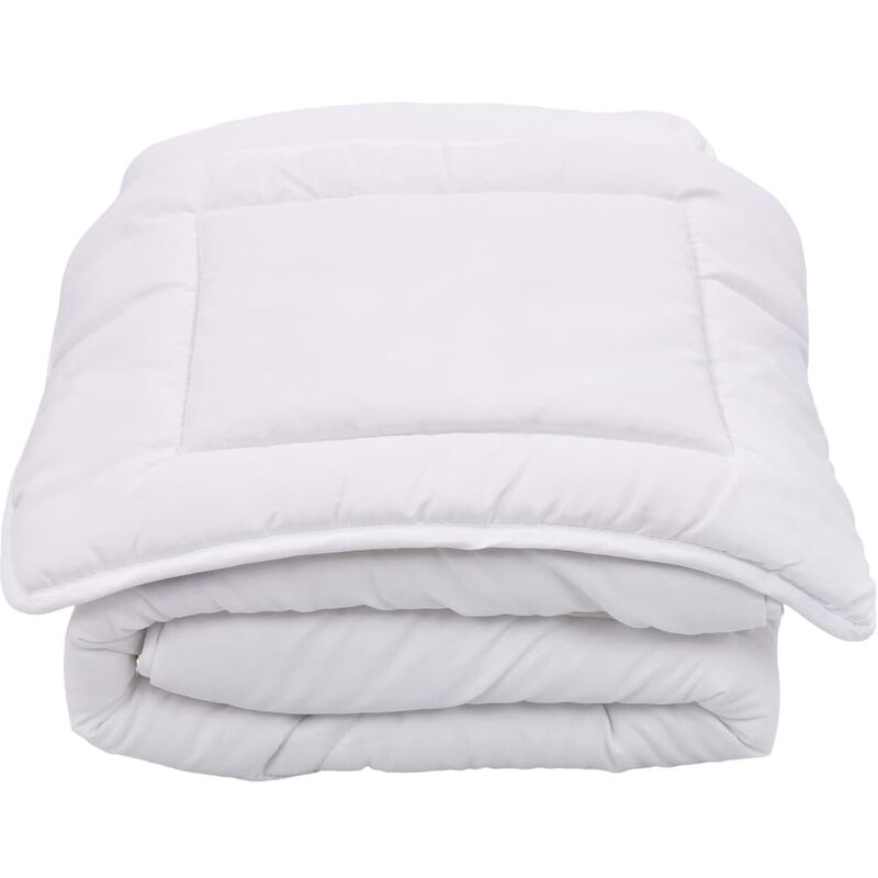 

Set edredon entretiempo ninos 2 pzas blanco 120x150 cm/40x60 cm