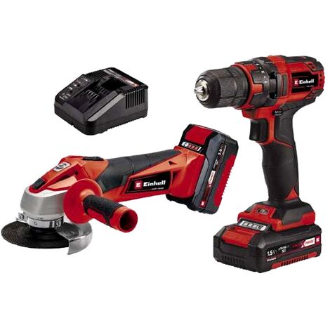 Set Einhell Taladro destornillador TC-CD 18/35 y amoladora TC-AG 18/115