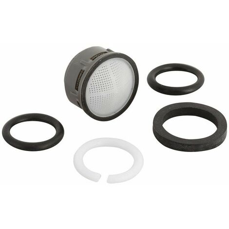 Set embase bec à insertion + aérateur 20 x 27 mm