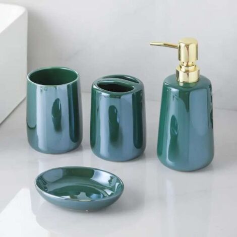 Set ensemble d'accessoires de salle de bain 4 pièces