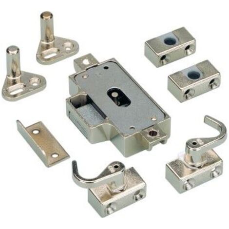 Set espagnolette serrure Set D 25 droite avec nickel'Š¢