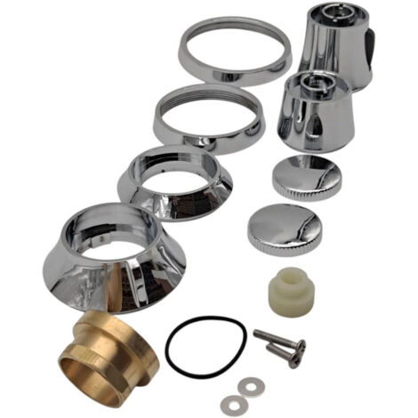 Set esterno per miscelatore 5 vie cromo per box doccia Jacuzzi 431161760