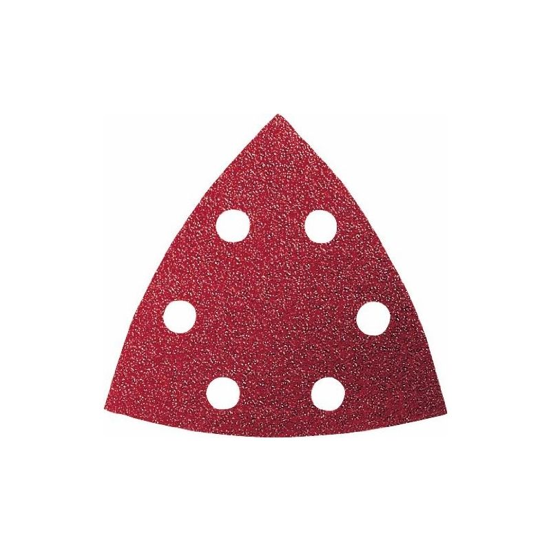 Bosch - 2609256957 set de 10 feuilles abrasives bois delta 93 mm 6 trous grains 60/80/120/180/240